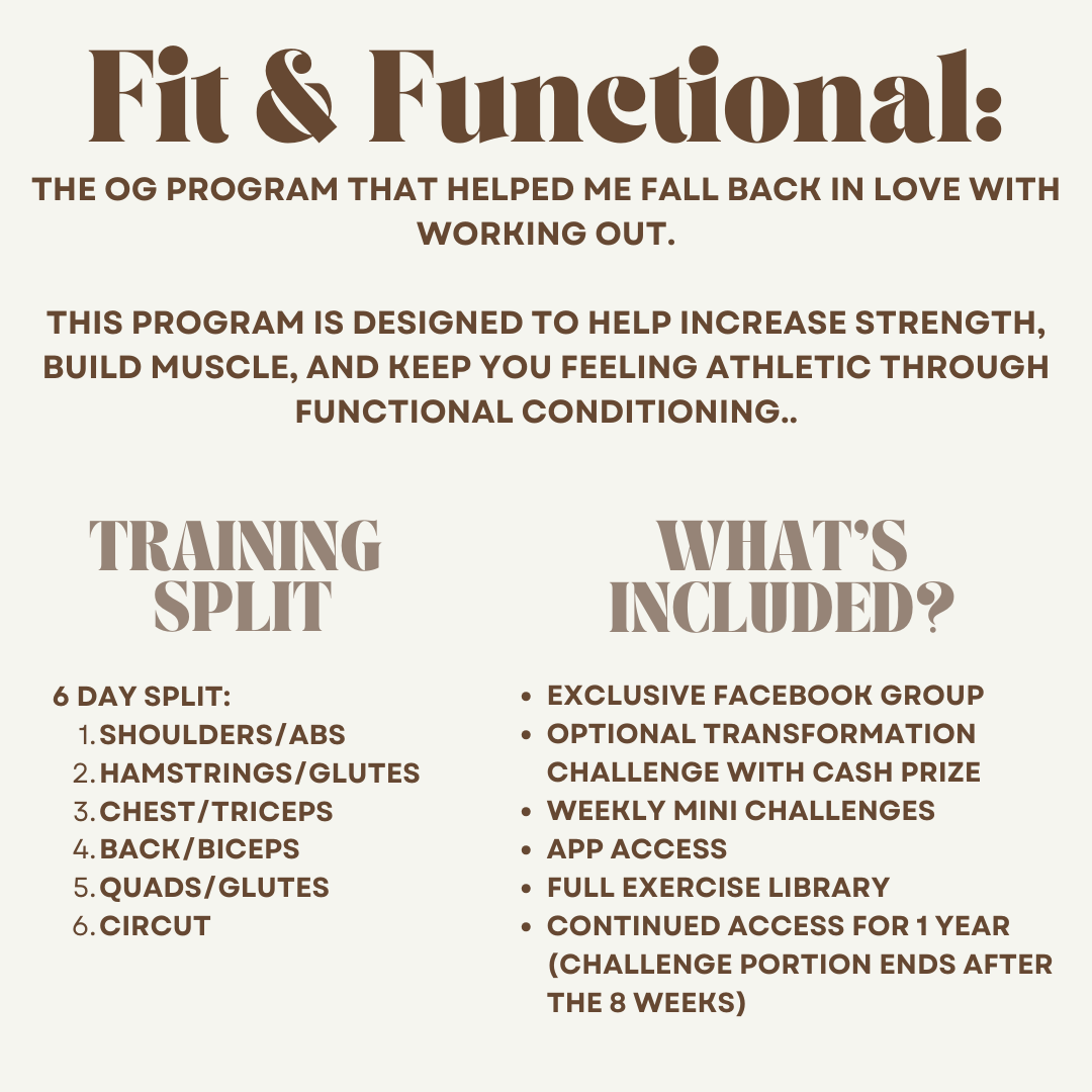 2025 SEPTEMBER-OCTOBER FIT & FUNCTIONAL