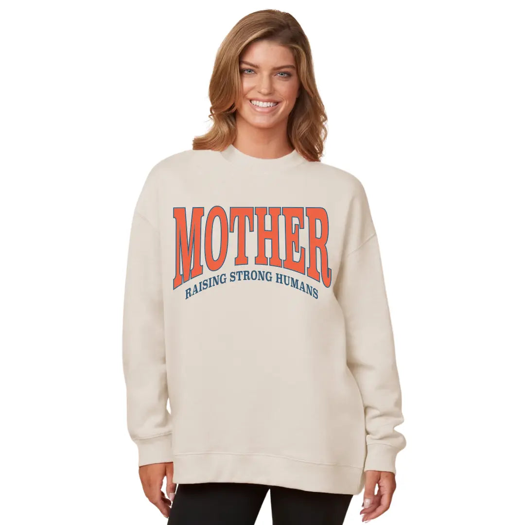 MOTHER Crewneck Sweatshirt - IVORY Kelly Yager