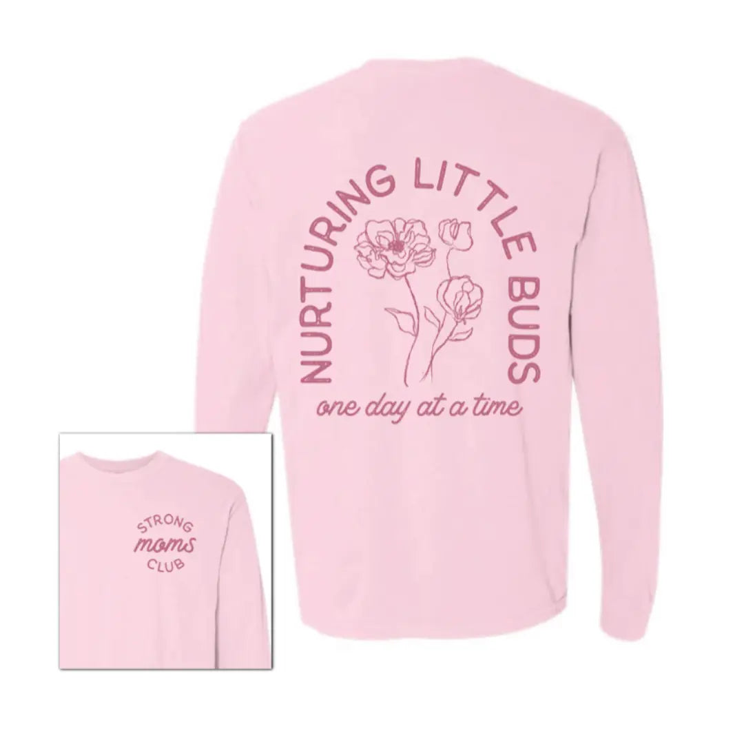 Nurturing Little Buds Long Sleeve - PINK Kelly Yager