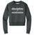 Discipline Over Motivation Cropped Crewneck