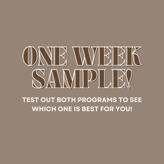 F&F/30 MIN WEEK SAMPLE