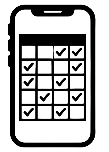 great, take away the text andthe checkmark. instead, add black checks to a few of the boxes on the interiour