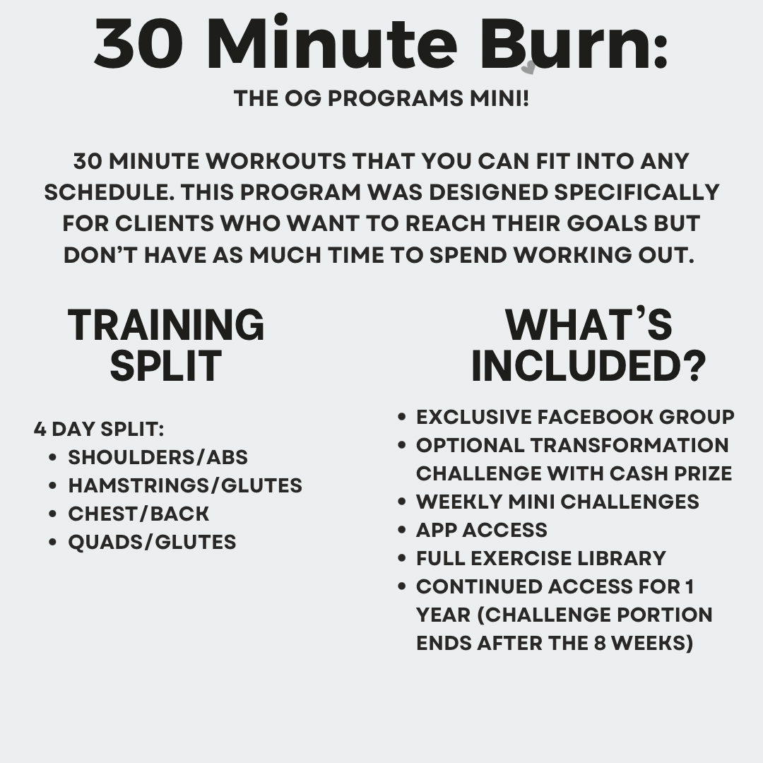 2026 JAN-FEB 30-MIN BURN